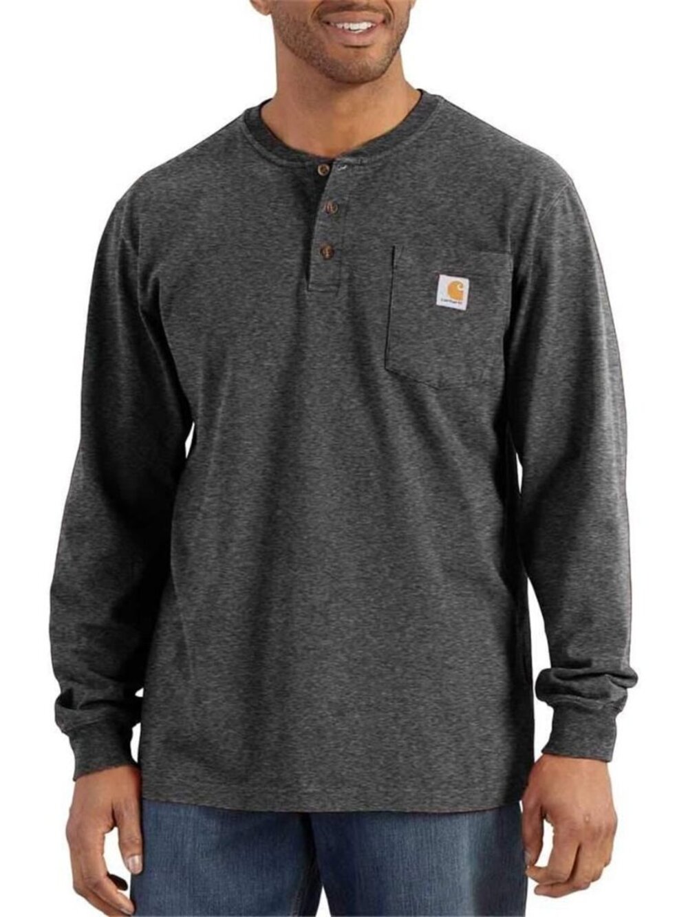 Carhartt Men's Dearborn Loose LS Henley T-Shirt